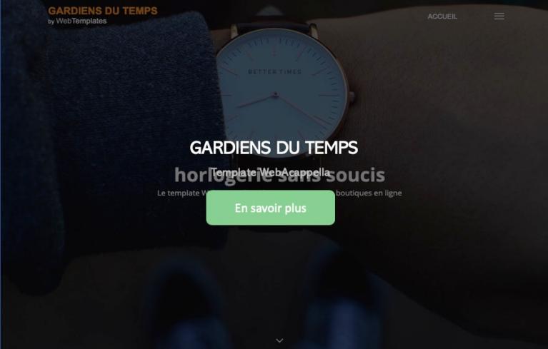 Template WebAcappella HORLOGERIE