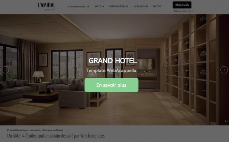 Template WebAcappella GRAND HOTEL