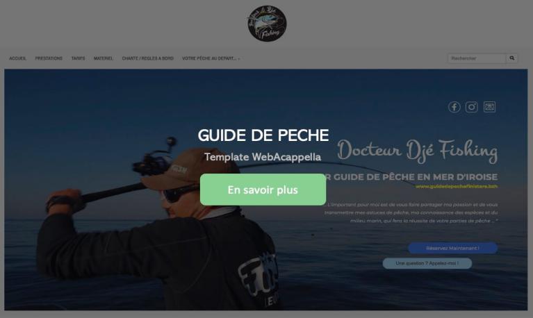 Template WebAcappella GUIDE DE PECHE