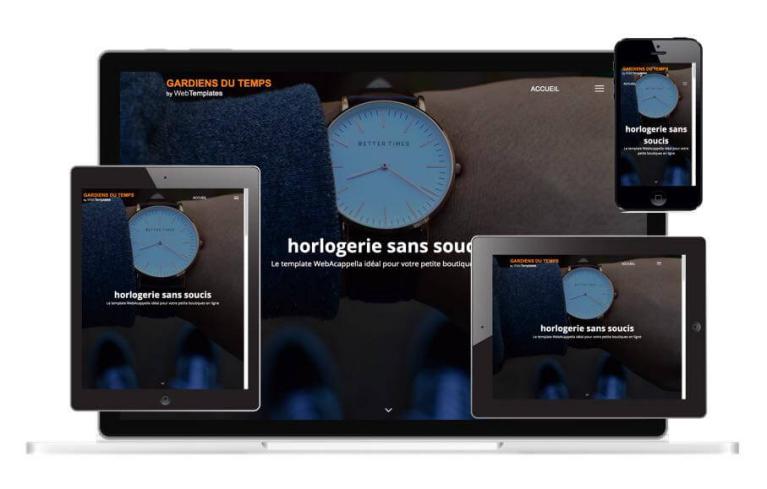 Template WebAcappella HORLOGERIE