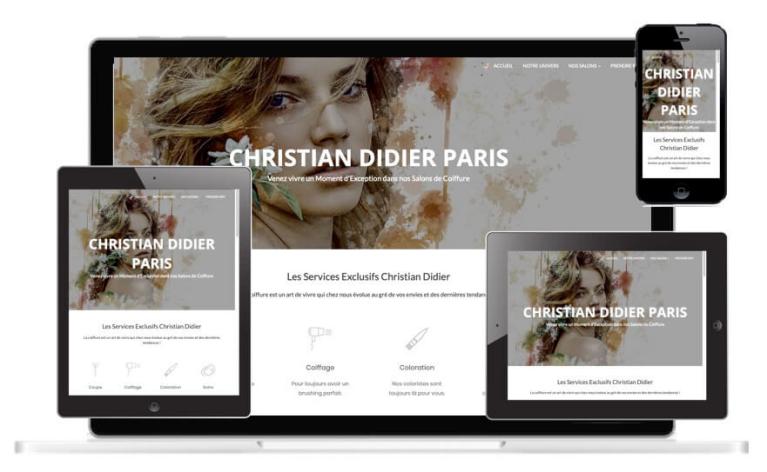 Template WebAcappella COIFFEUR CREATEUR