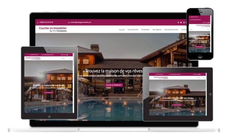 Template WebAcappella AGENCE IMMOBILIERE