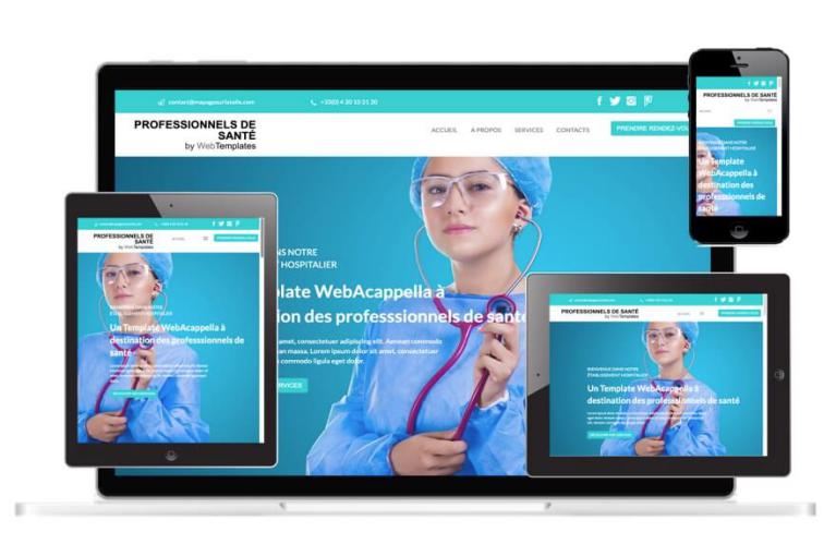 Template WebAcappella PROFESSIONNEL DE SANTE