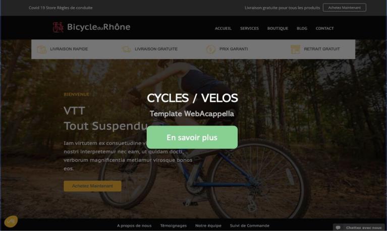 Template WebAcappella CYCLES/VELOS